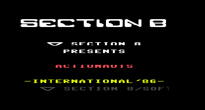 Actionauts Title Screen