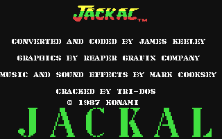 Jackal Title Screen