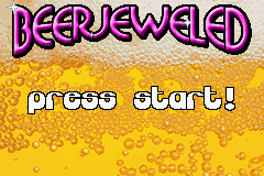 Beerjeweled Title Screen