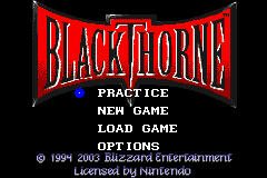 Blackthorne Title Screen