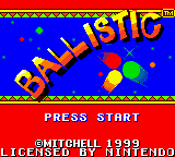 Ballistic Title Screen