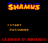 Shamus Title Screen