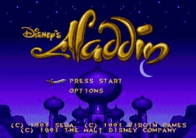 Aladdin Title Screen