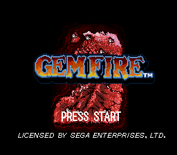 Gemfire Title Screen