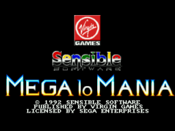 Mega-Lo-Mania Title Screen