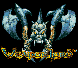 Weaponlord Title Screen