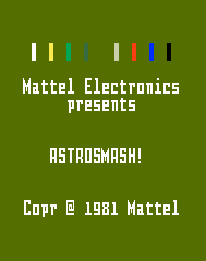 Astrosmash Title Screen