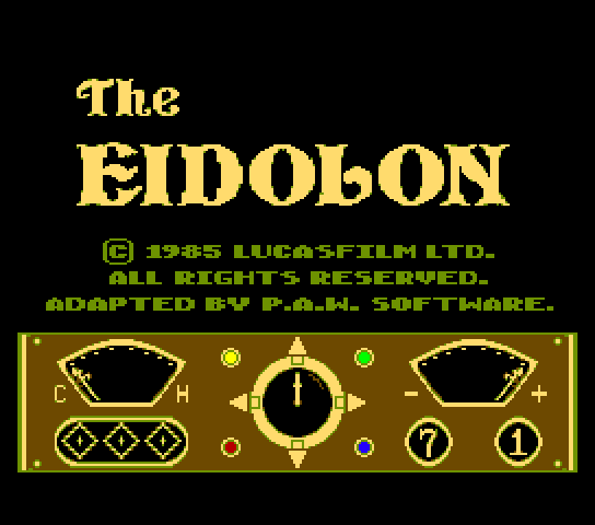 Eidolon Title Screen