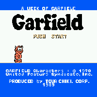 Garfield Title Screen