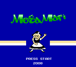 MegaMari Title Screen