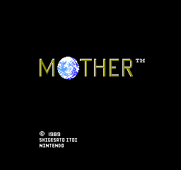 Mother Title Screen