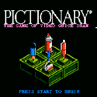 Pictionary Title Screen