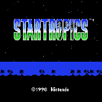 Startropics Title Screen
