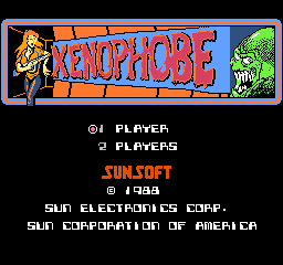 Xenophobe Title Screen