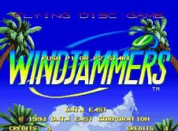 WindJammers Title Screen