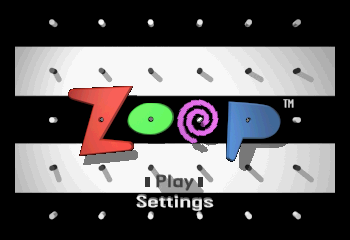 Zoop Title Screen