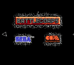 Battlecorps Title Screen