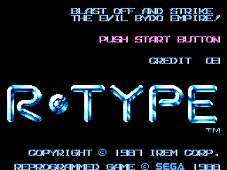 R-Type Title Screen