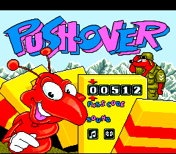 Push-Over Title Screen