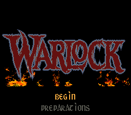 Warlock Title Screen