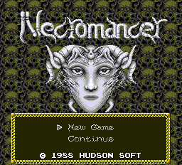Necromancer Title Screen
