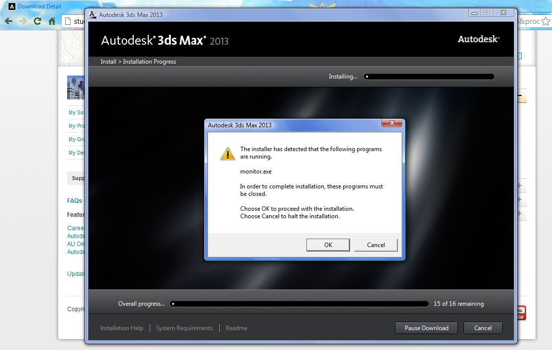 Autodesk 3DS MAX 2013 monitor.exe problem | Tech Support Guy