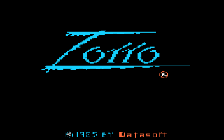Zorro Title Screen