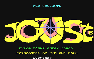 Jouste Title Screen