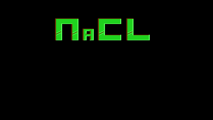 NaCl Title Screen