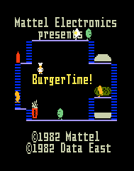 BurgerTime! Title Screen