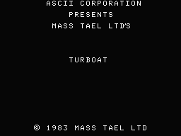 Turboat Title Screen