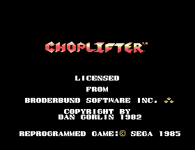 Play <b>Choplifter</b> Online