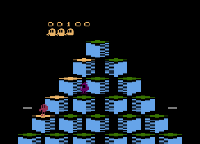 Q-bert Title Screen