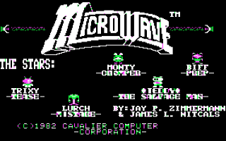 Microwave Title Screen