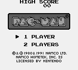 Pac-Man Title Screen