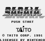 Sagaia Title Screen