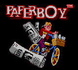 Paperboy Title Screen