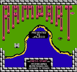 Rampart Title Screen