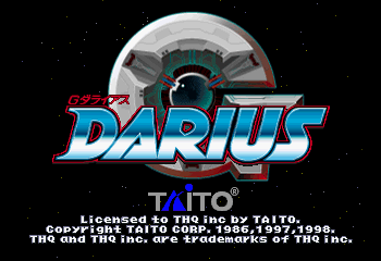 G-Darius Title Screen