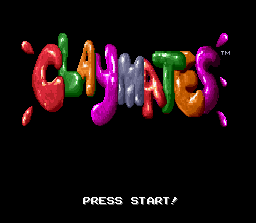 Claymates Title Screen