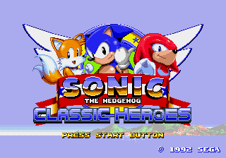 Sonic Classic Heroes (hack) Mega Drive #sonic #sonicthehedgehog