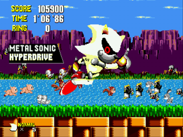 Play Metal Sonic Hyperdrive for free without downloads