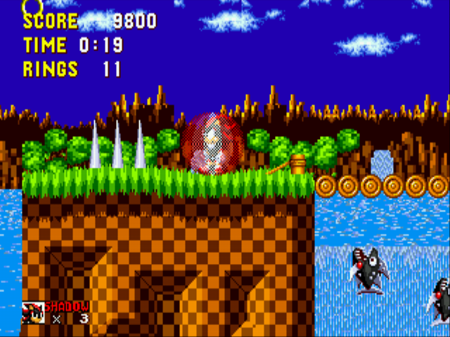 Shadow the Hedgehog in Sonic 1 (Sega Genesis ROM Hack) : r/3dsqrcodes