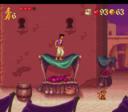 Play Aladdin (SNES) - Cheats & Codes | Super Nintendo