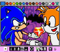 October 2012 - Screenshot Competition - Sonic in Mario Paint - Results -  Contests, Contests, Tournaments & Netplay - October 2012 - Screenshot  Competition - Sonic in Mario Paint - Results